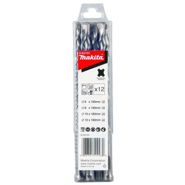 Набір бурів по бетону Makita , SDS-Plus, 12шт (D-62723)