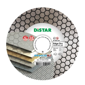 Круг алмазний вiдрiзний 1A1R 125x1,6/1,2x25x22,23 Edge Dry (11115537010)