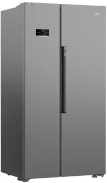 Холодильник Beko SBS, 179x91x71, xолод.відд.-368л, мороз.відд.-190л, 2дв., E, NF, дисплей, нерж (GN163140SN)