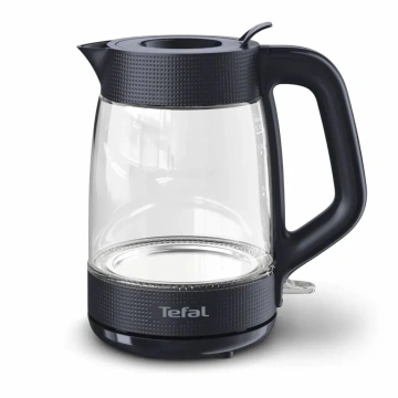 Електрочайник Tefal Morning Glass Kettle, 1.7л, скло, з підсвіткою, чорний (KO2G08E0)