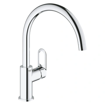Змішувач кухонний Grohe QuickFix Start Flow, довж.виливу - 223мм, поворотний, 1важіль, хром (31555001)