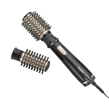 Фен-щітка Babyliss Big Hair Dual 1000, 1000Вт, 2 режими, хол. обдув, оберт. насадок, 2 насадки, чорний (AS962)