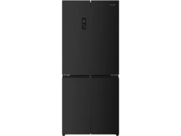 Холодильник SBS Gorenje, 190х65х80см, 4 двері, 286(149)л, А+, NoFrost+, Інвертор , Зона св-ті, Диспл, Чорний (NRM819E61BX)