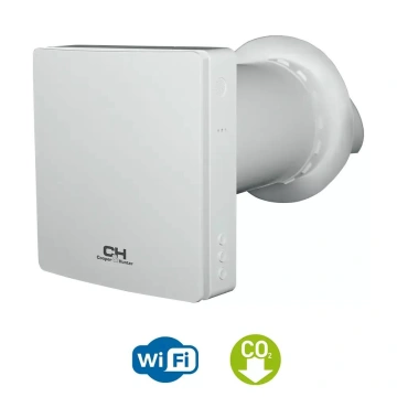 Рекуператор Cooper&Hunter Easy Vent 60м3/г Wi-Fi датчик СО2 Wi-Fi білий (CH-HRV070K2-CWF)