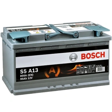 Акумулятор Bosch S5 AGM 12В 95А·год 850А R+ (0 092 S5A 130) (0092S5A130)
