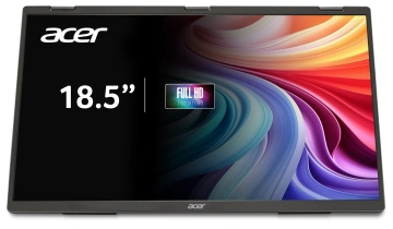 Монітор портативний Dual Portable Acer 18.5" PD193QEbmiuux miniHDMI, 2xUSB-C, MM, IPS, 100Hz, 4ms (UM.XP3EE.E01)