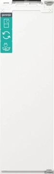 Холодильна камера Gorenje вбудована, 177х55х54см, 1 двері, 300л, А+, FrostLess , Зона св-ті, Внутр. Диспл, Wi-Fi, Білий (RI517E62WF)