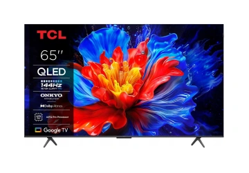 Телевізор 65" TCL QLED 4K 144Hz Smart Google TV Titan ONKYO sound (65P81K)