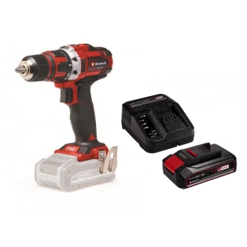 Шурупокрут-дриль акумуляторний Einhell TE-CD 18/40 Li Kit PXC 18В акб 1х2.5А·год 40Нм 400·1500об/хв ЗП 1.25кг (4513925-16)