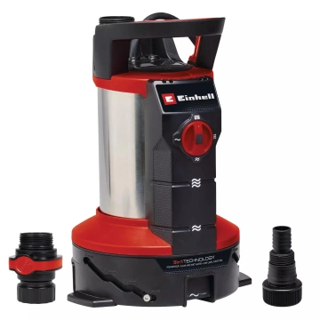 Насос дренажний Einhell GE-DP 7935 N-A LL ECO 790Вт, 19500л/год, вис. 9м, глиб. 7м, нержавіюча сталь, 6.25кг (4171465)