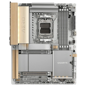 Материнська плата GIGABYTE X870E AERO X3D WOOD sAM5 X870 M.2 4xDDR5 Wi-Fi BT HDMI ATX (X870E_AERO_X_WOOD)