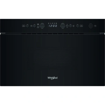 Мікрохвильова піч Whirlpool вбудована, 22л, електронне упр., 750Вт, гриль, дисплей, чорний (WMN14BB)