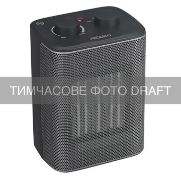 Тепловентилятор ARDESTO 20м2, 2000Вт, мех. упр-ння, керам. нагрів. елемент, чорний (FHC-M2000BLSS)