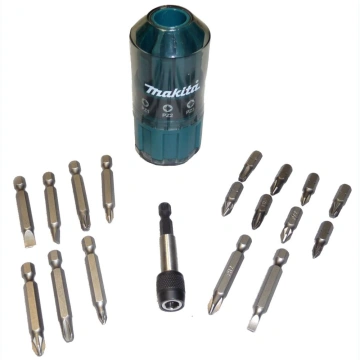 Біти Makita бітотримач, SL,PH,PZ, кейс, набір 18шт (B-28896)