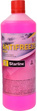 Антифриз Starline Ready to Use G-12+ червоний -30°C 1л (NA K12READY-1) (NAK12READY1)