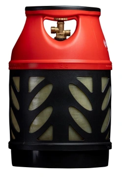 Балон газовий композитний Gutgas Ragasco CRS-18.2, 18.2л, пропан/бутан 7.5кг/8.5кг, 30бар, вентиль Shell (український стандарт), 4.4кг (GHCL1822S)