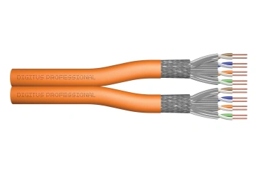 Кабель "вита пара" DIGITUS CAT 7 S-FTP, 1000м, AWG 23/1, LSZH, помаранчевий (DK-1743-VH-10)