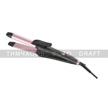 Плойка-випрямляч 2в1 ARDESTO Pink Touch, 65Вт, 100-200C, кераміка, сірий+рожевий (HS-R360PT)