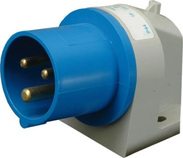 Вилка вбудована ETI, кутова ER-3232 IP44 (32A, 230V, 2P+PE) (4482109)