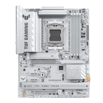 Материнcька плата ASUS TUF GAMING B850-PRO WIFI7 W NEO sAM5 B850 2xDDR5 M.2 HDMI DP Wi-Fi BT ATX білий (90MB1NW0-M0EAY0)