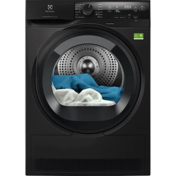 Сушильна машина Electrolux тепловий насос, 9кг, A+++, 64см, дисплей, інвертор, сріблястий темний (EW7D495UDU)