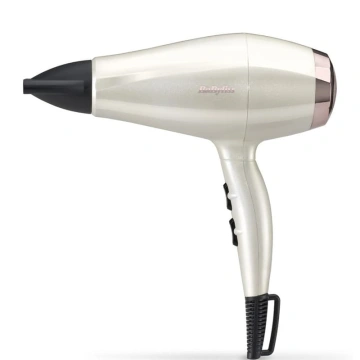 Фен Babyliss Stardust Shimmer, 2000Вт, 3 режими, іонізація, хол. обдув, 1 насадка, білий (5914PE)