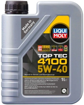 Олива моторна Liqui Moly Top Tec 4100 5W-40 1л (7500/9510) (LIM7500)