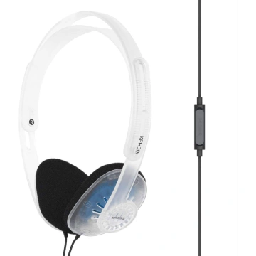 Навушники On-ear Koss KPH30i 3.5 mini-jack, 1.2м, Mic, Прозорий (196742.101)