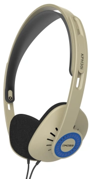 Навушники On-ear Koss KPH30i 3.5 mini-jack, 1.2м, Mic, Бежевий (195059.101)