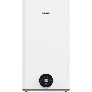 Водонагрівач електр. BOSCH плаский слім Tronic 5500iT, 50л, 1.5кВт, ун. монтаж, електр. кер-ння, Wi-Fi, B, білий (7736507300)