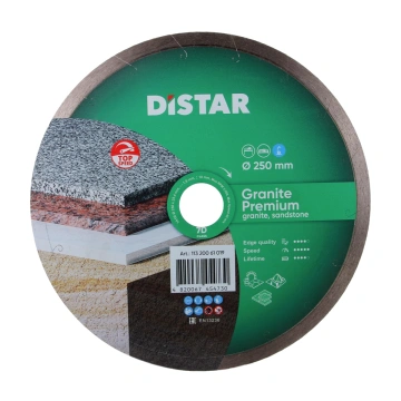 Круг алмазний вiдрiзний 1A1R 250x1,8x10x25,4 Granite Premium (11320061019)