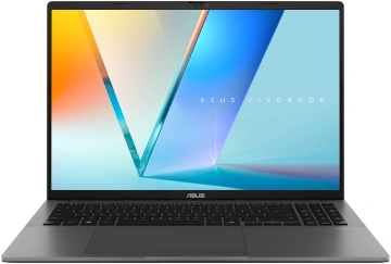 Ноутбук ASUS Vivobook S16 S3607VA-RP145 16" FHD IPS, Intel 7 240H, 16GB, F512GB, UMA, NoOS, Сірий (90NB1672-M00A30)