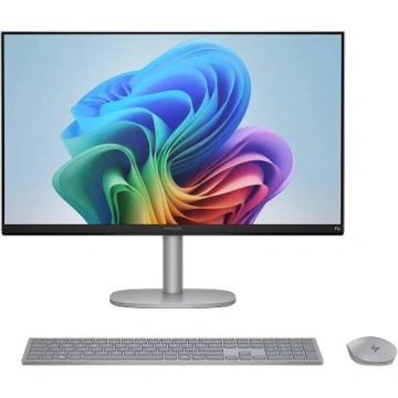 Комп'ютер персональний моноблок HP OmniStudio X 27" UHD IPS, Intel U7-256V, 16GB, F1TB, UMA, WiFi, кл+м, Win11, сріблястий (D3SB7EA)