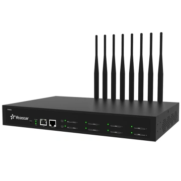 Шлюз VoIP Yeastar TG800-LTE 8xLTE, 2xFE LAN SIP, IAX2 (TG800L)