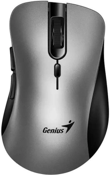 Миша Genius Ergo 8100S, Silent, AI, WL, сірий (31030040404)