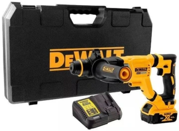 Перфоратор акумуляторний DeWalt SDS PLUS 18В акб 1х5А·год 3Дж 0-1165об/хв 0-4300уд/хв 3 режими, ЗП кейс 2.7кг (DCH263P1)