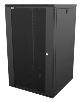 Шафа MIRSAN 19", 20U, WTC, 565x600 мм, максимально 80 кг, чорна (MR.WTC20U60DE.01)