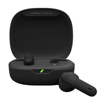 Навушники TWS JBL Wave Flex 2 BT 5.3, IP54, Mic, Чорний (JBLWFLEX2BLK)