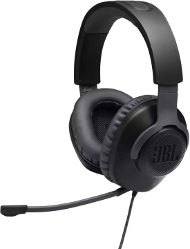 Навушники Over-ear JBL QUANTUM 100 Mic Чорний (JBLQUANTUM100BLK)