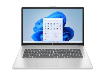 Ноутбук HP 17-cp2046ua 17.3" FHD IPS AG, R5-7520U, 16GB, F512GB, UMA, Win11H, сріблястий (D16F6EA)