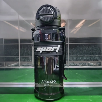 Пляшка для води ARDESTO Urban 850мл, пластик, чорний (AR2285UB)