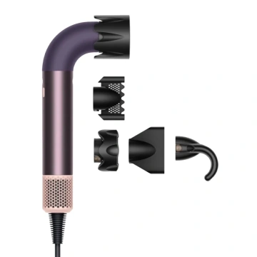 Фен Dyson HD17 Supersonic R Jasper/Plum, 1700Вт, 3 режими, іонізація, хол. обдув, 5 насадок, фіолетовий (122781-01)