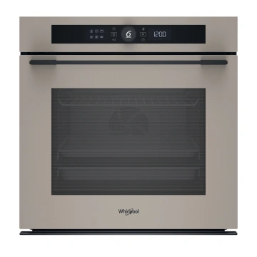 Духова шафа Whirlpool електрична, 73л, A+, дисплей, конвекція, піроліз, телескопічні напрямні, бежевий (WOI5S8PM2SEA)