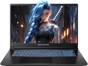 Ноутбук Dream Machines RG5050-17 17.3FHD IPS, Intel i5-13420H, 16GB, F512GB, NVD5050-8, DOS, чорний (RG5050-17UA32)