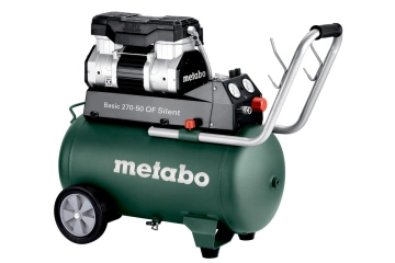 Компресор повітряний Metabo Basic 270-50 W OF Silent , 1500Вт, 50л, 130л/хв, 10бар (601594000)