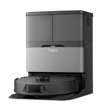 Робот-пилосмок TP-LINK TAPO RV 50 PRO OMNI з вологим прибиранням + розумна док-станція з функцією автоматичного спорожнення (TAPO-RV50-PRO-OMNI)