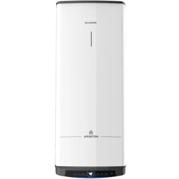 Водонагрівач електр. Ariston QUADRIS 120 WIFI FR EU прямокутний, 120л, 2,4кВт, сух. нагр. елемент, ел. кер-ня, B, Франція, білий (3060883)