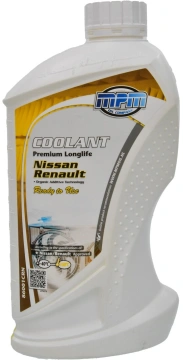 Антифриз MPM Premium Longlife Renault/Nissan жовтий -40°C 1л (86001CRN)