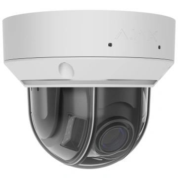 IP-камера дротова Ajax DomeCam HLVF 5 MP White, 2.8–12 мм, PoE, True WDR, IP65, ІЧ 40 м, LED 25 м, аудіо, кут огляду 32° до 100°, біла, 126285.214.WH1 (000063790)