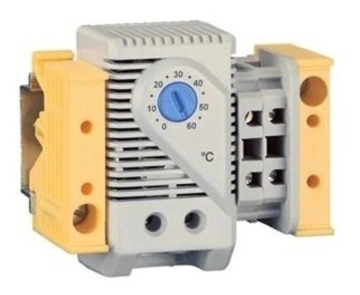 Термостат ZPAS 220V, AC, 6А, замикаючий, на DIN рейці, для вентилятора (WN-0201-02-00-000/A)